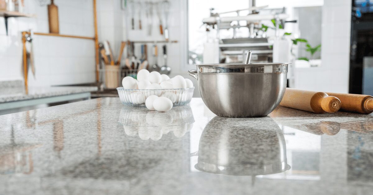 Marble Countertop in a Kitchen