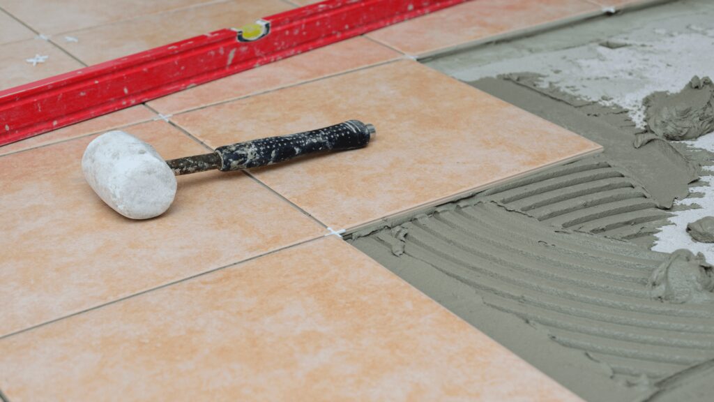 Installing Tile Flooring in a Bathroom