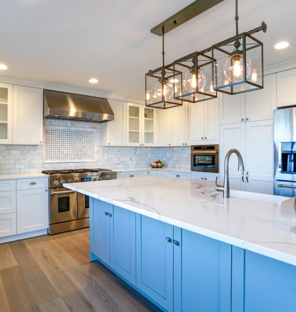 A remodeled island kitchen in San Jose 