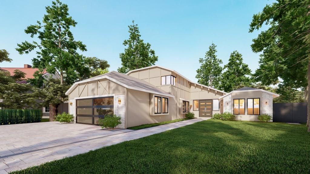 3D Design of New Construction Home in San Jose, California