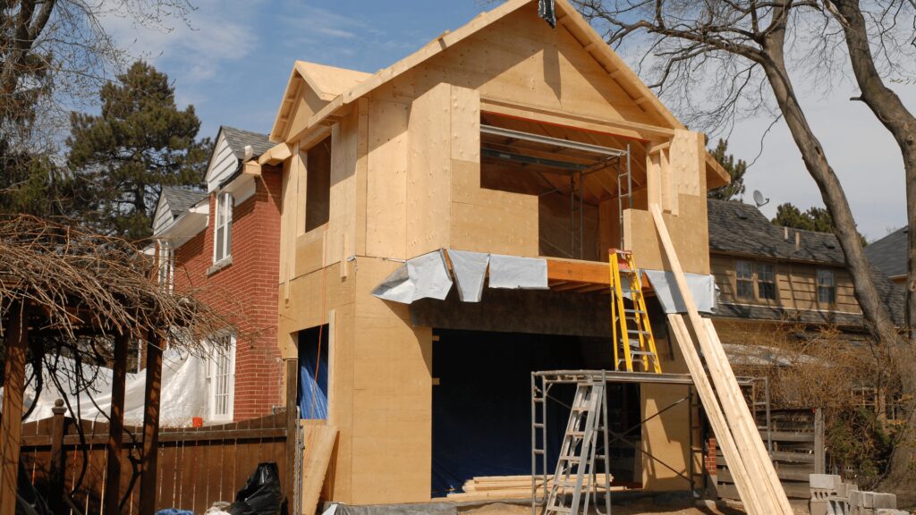 Home Addition Featuring First and Second Stories